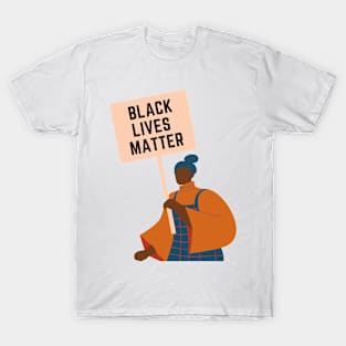 Black Lives Matter - Orange T-Shirt